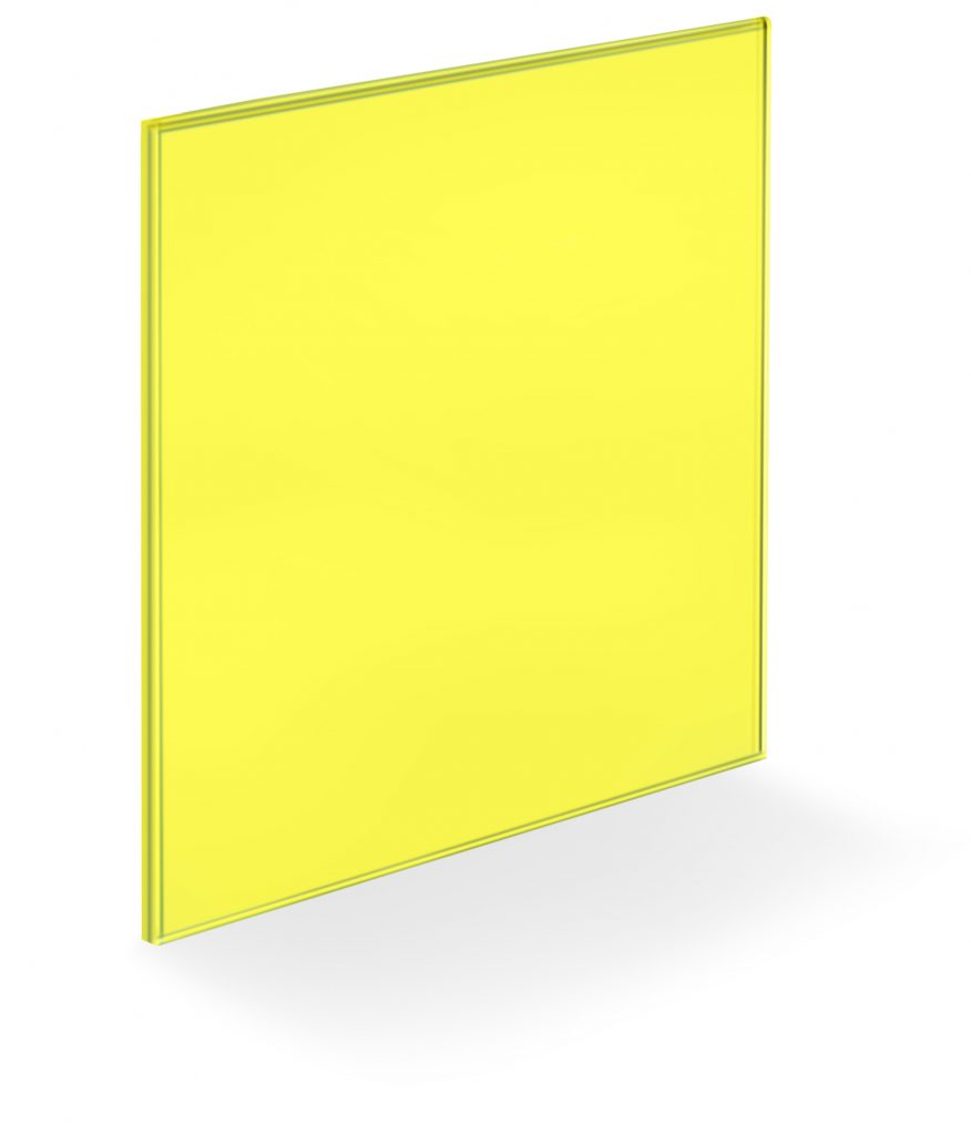  Glass Wall Panels - Yellow - Pantone 12-0645-TN