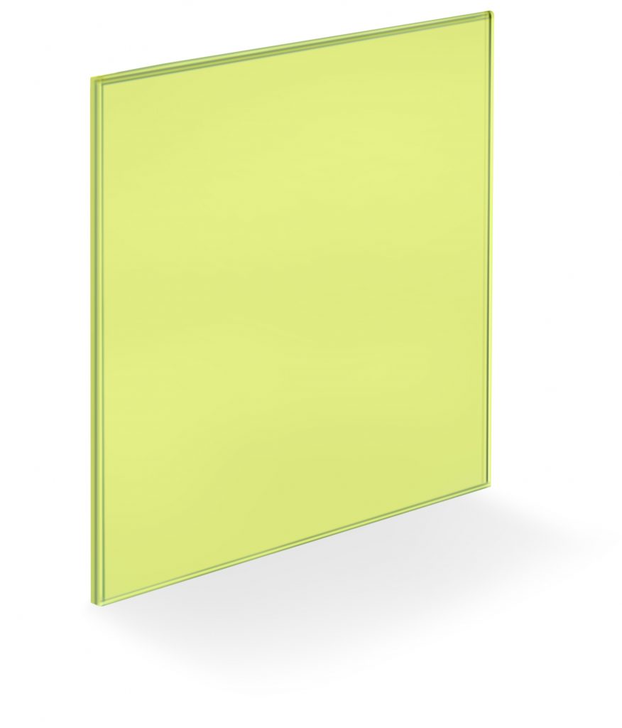 Glass Wall Panels - Green - Pantone 12-0741-TPX