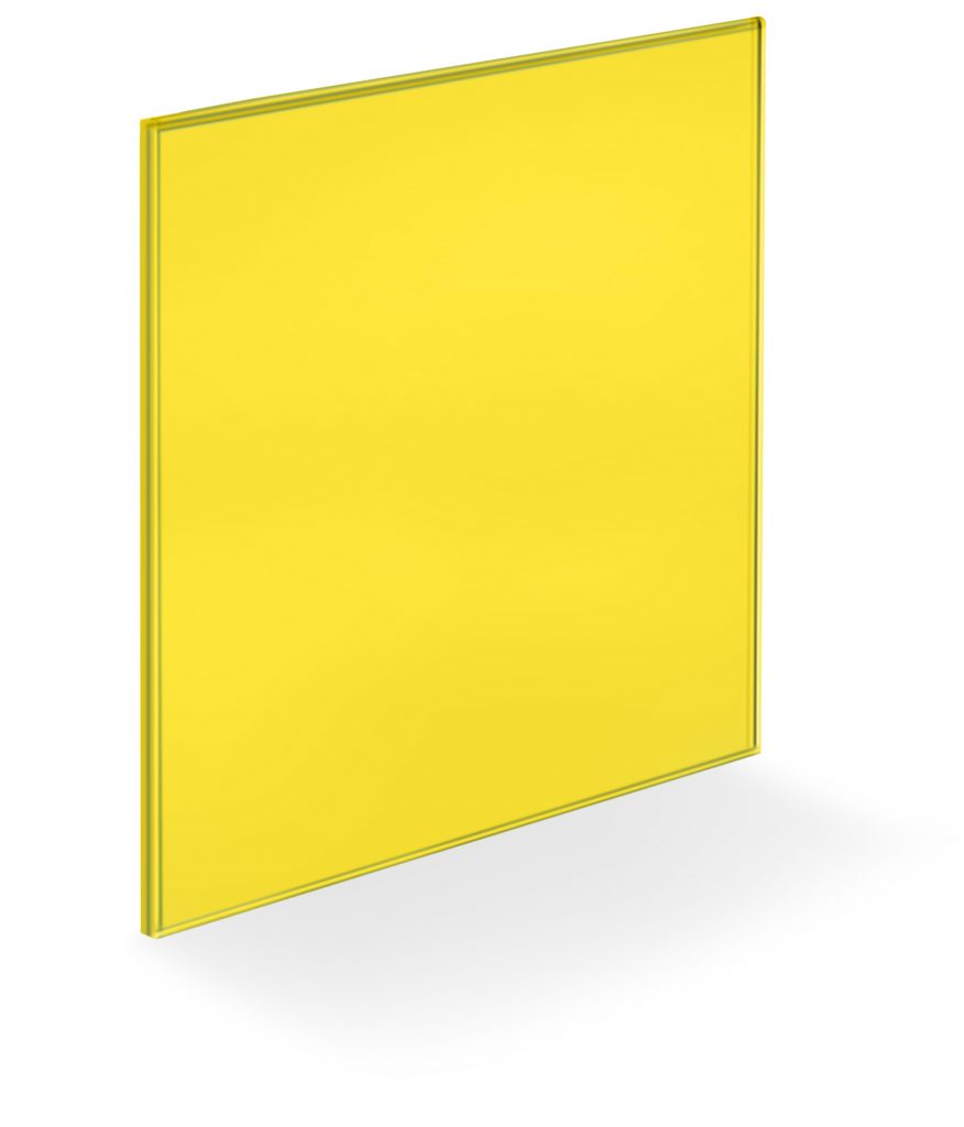  Glass Wall Panels - Yellow - Pantone 12-0752-TPX