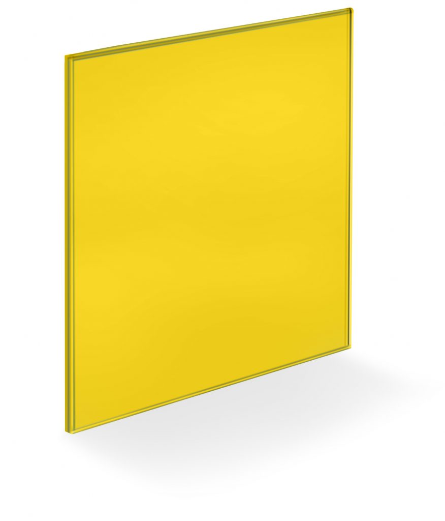 Glass Wall Panels - Yellow - Pantone 14-0756-TPG