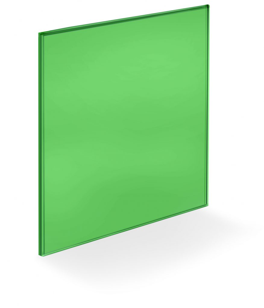 Glass Wall Panels - Green - Pantone 15-0146-TCX