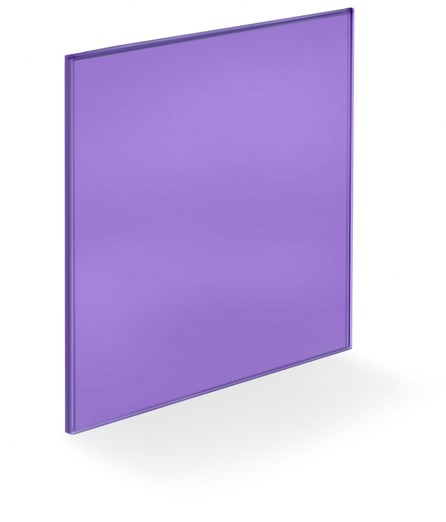Glass Wall Panels - Purple - Pantone 265-U