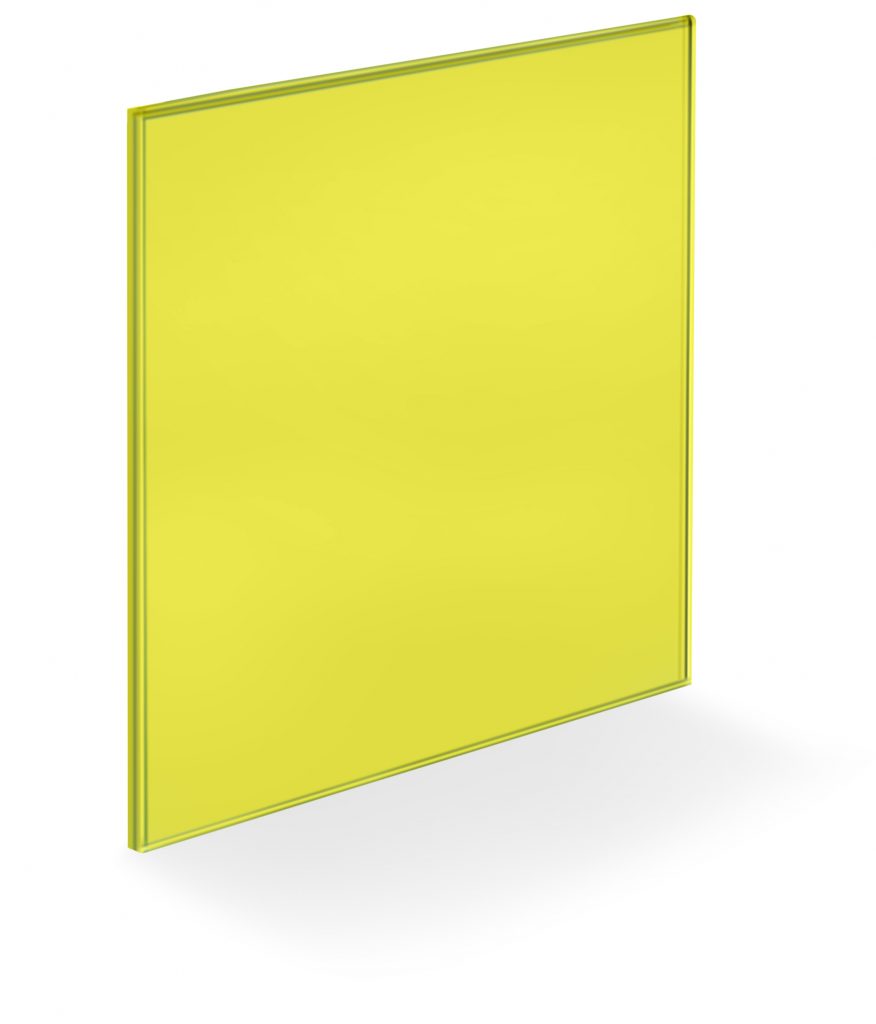  Glass Wall Panels - Yellow - Pantone 394-XGC