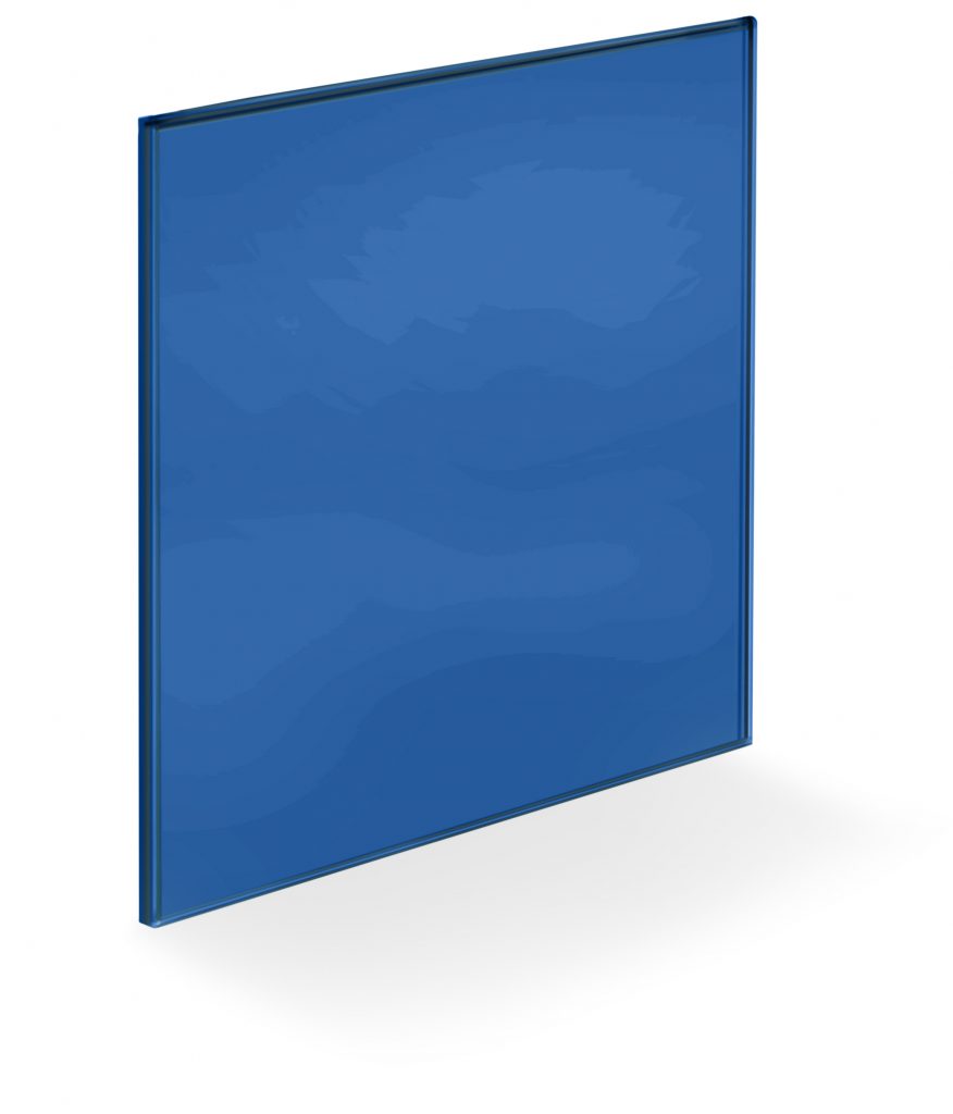 Glass Wall Panels - Blue - Pantone PQ-18-4048-TCX