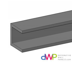 Extruded Aluminum C Channels Rounded Inside Corner  - C Channel Equal Leg