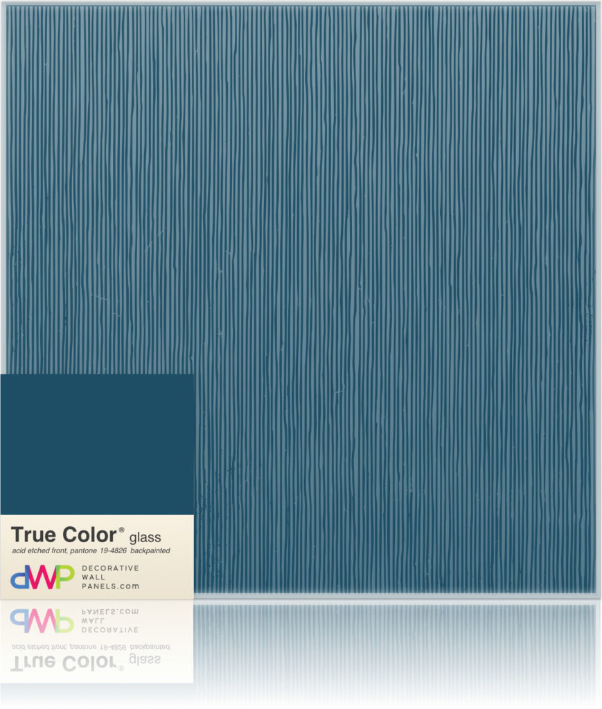 Glass Wall Panels - Etched & Backpainted - Aspens-Single-Backpainted
