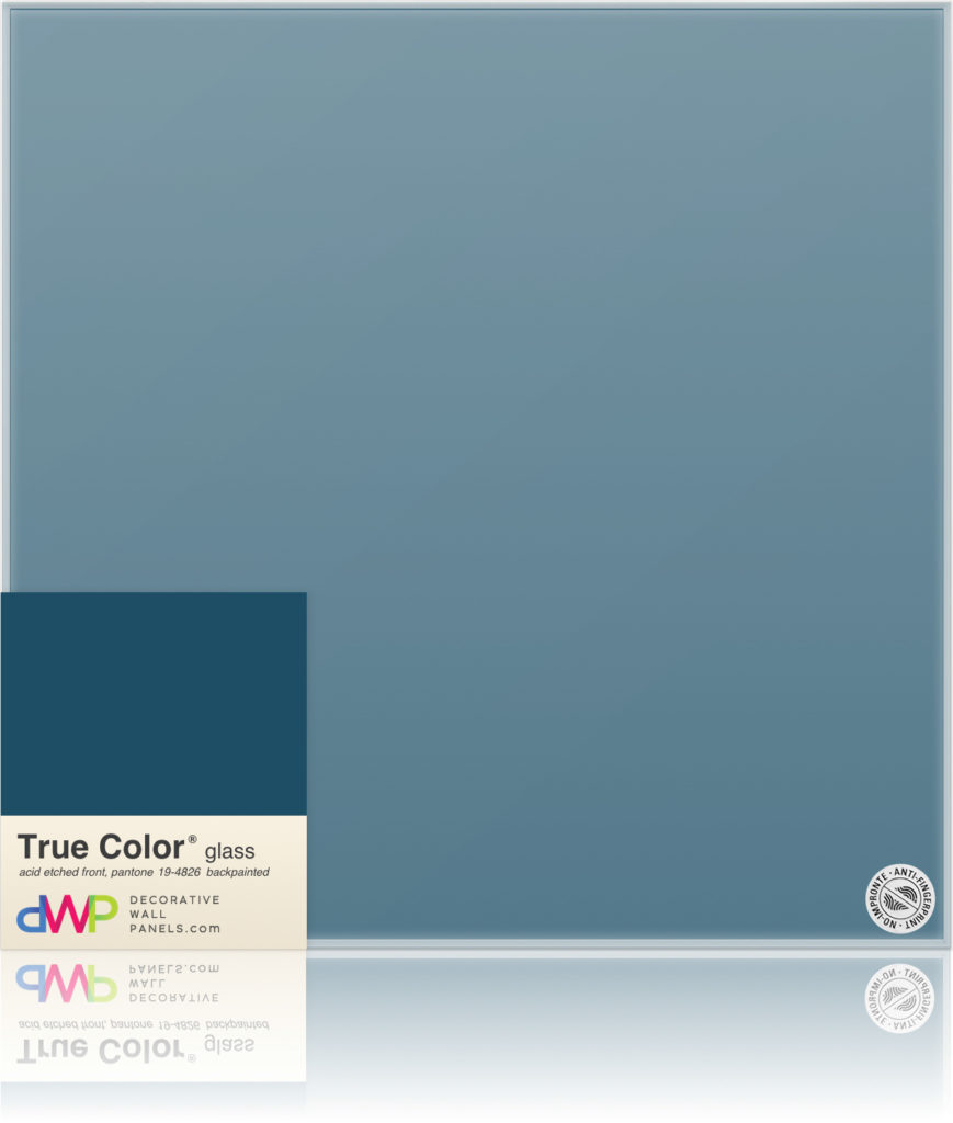  Glass Wall Panels - Backpainted - Pantone 19-4826