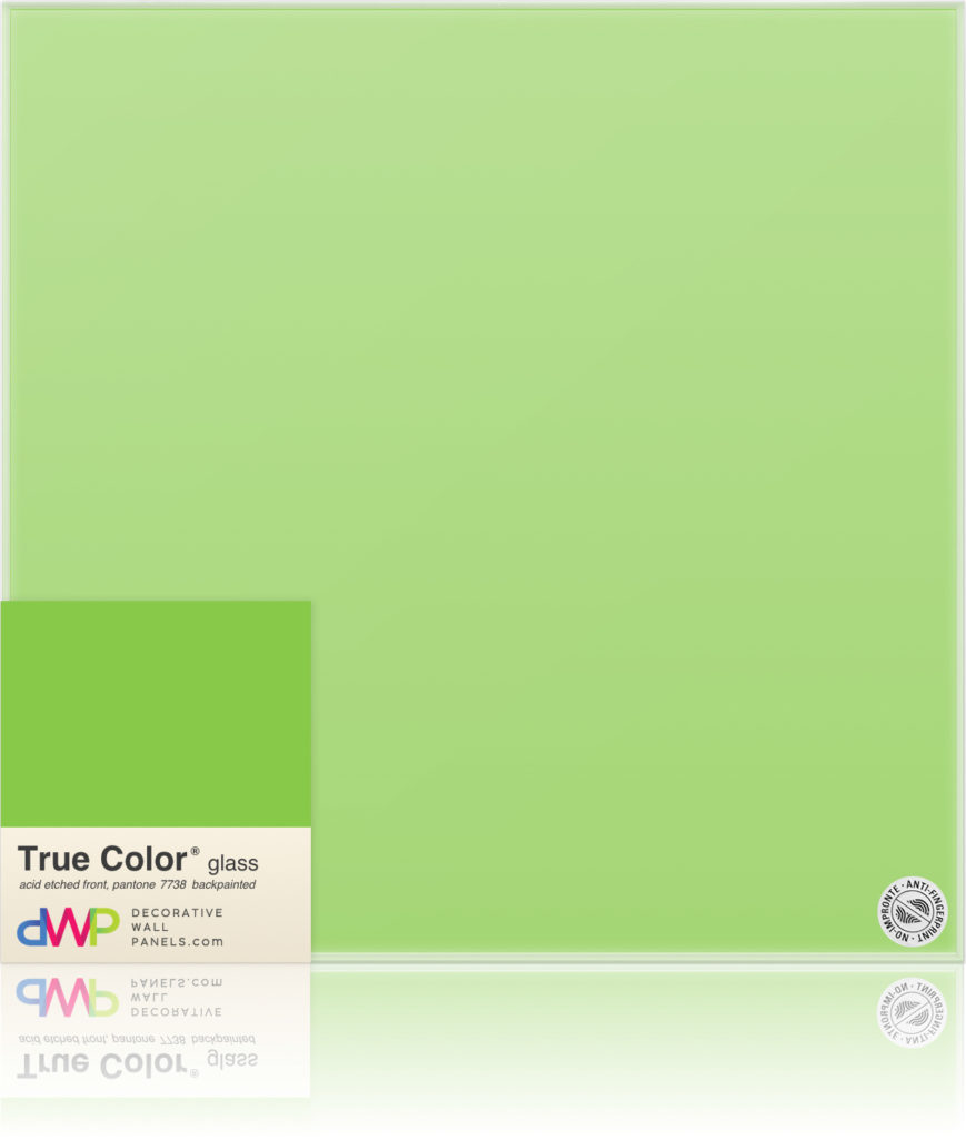 Glass Wall Panels - Backpainted - Pantone 7738