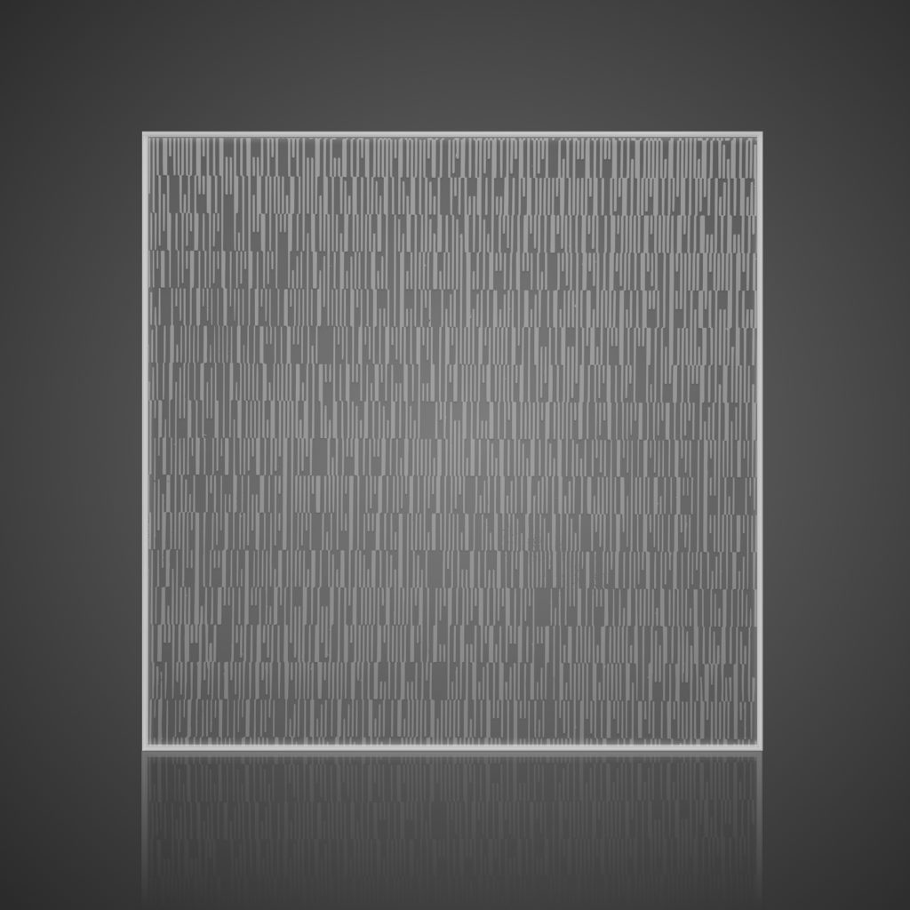 Glass Wall Panels - Etched - Books