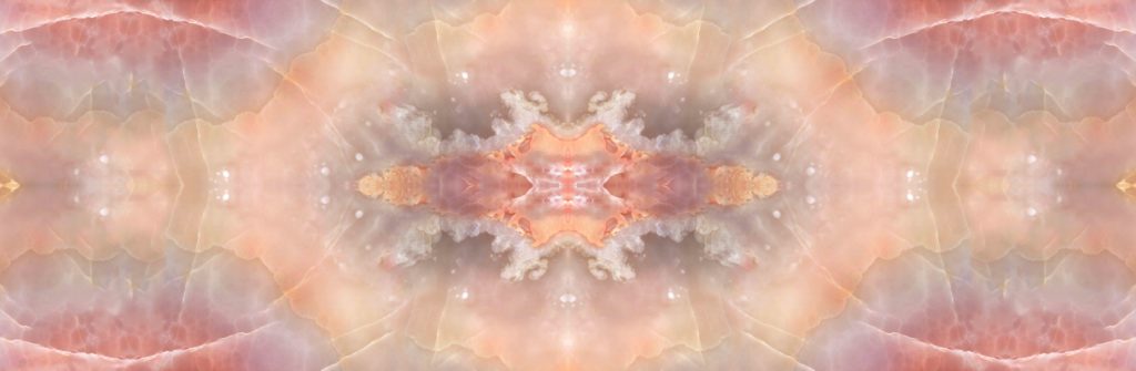 Glass Wall Panels - Laminated - Coral Cloud Onyx Backlit