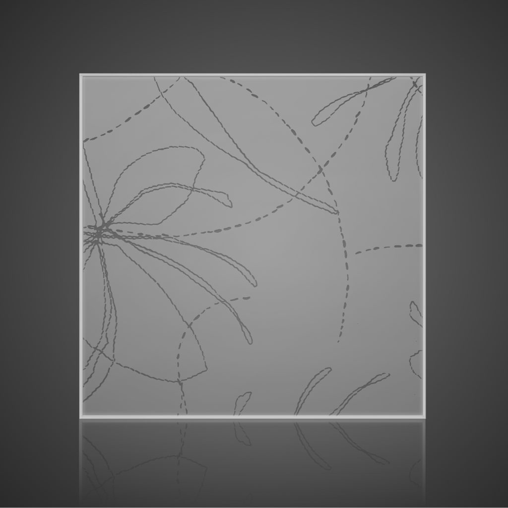 Glass Wall Panels - Etched - Dragonflies