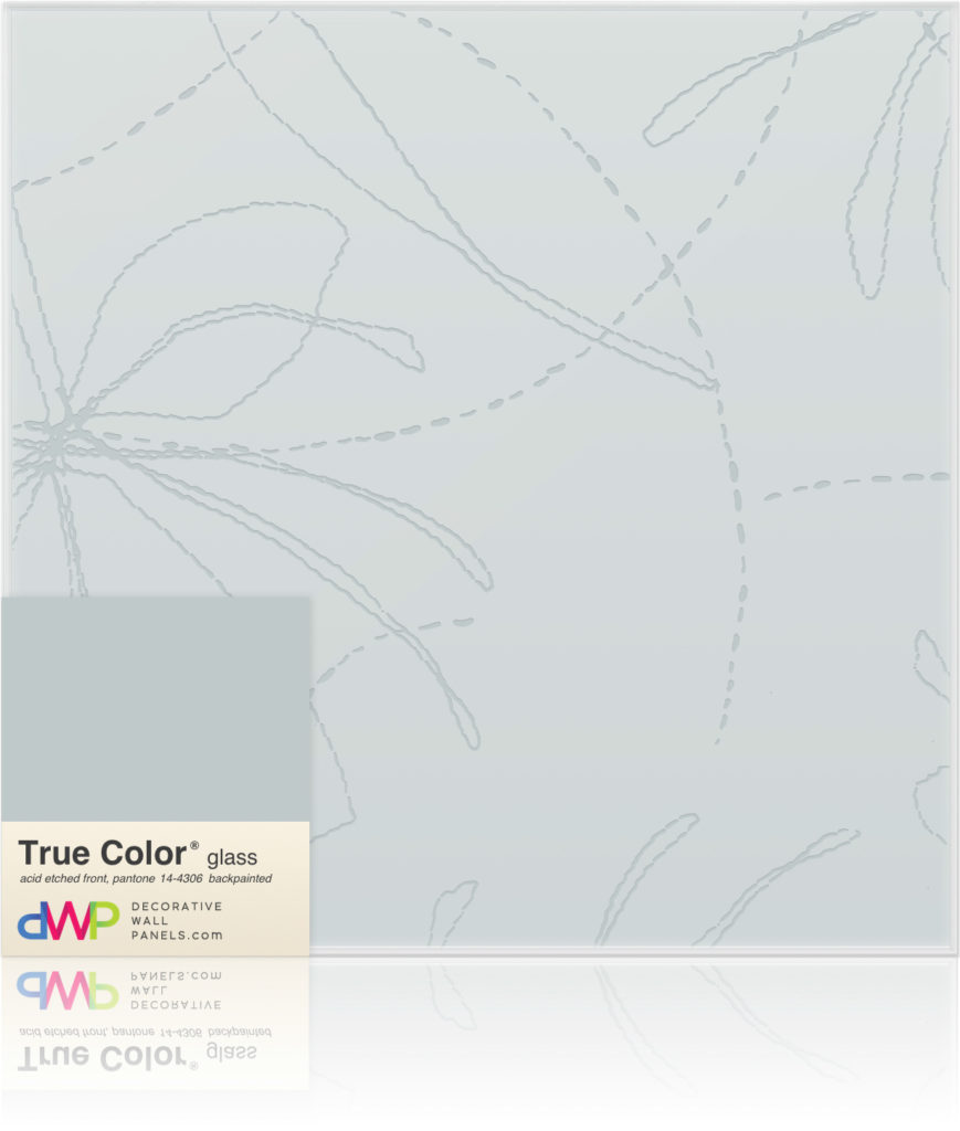 Glass Wall Panels - Etched & Backpainted - Dragonflies-Backpainted