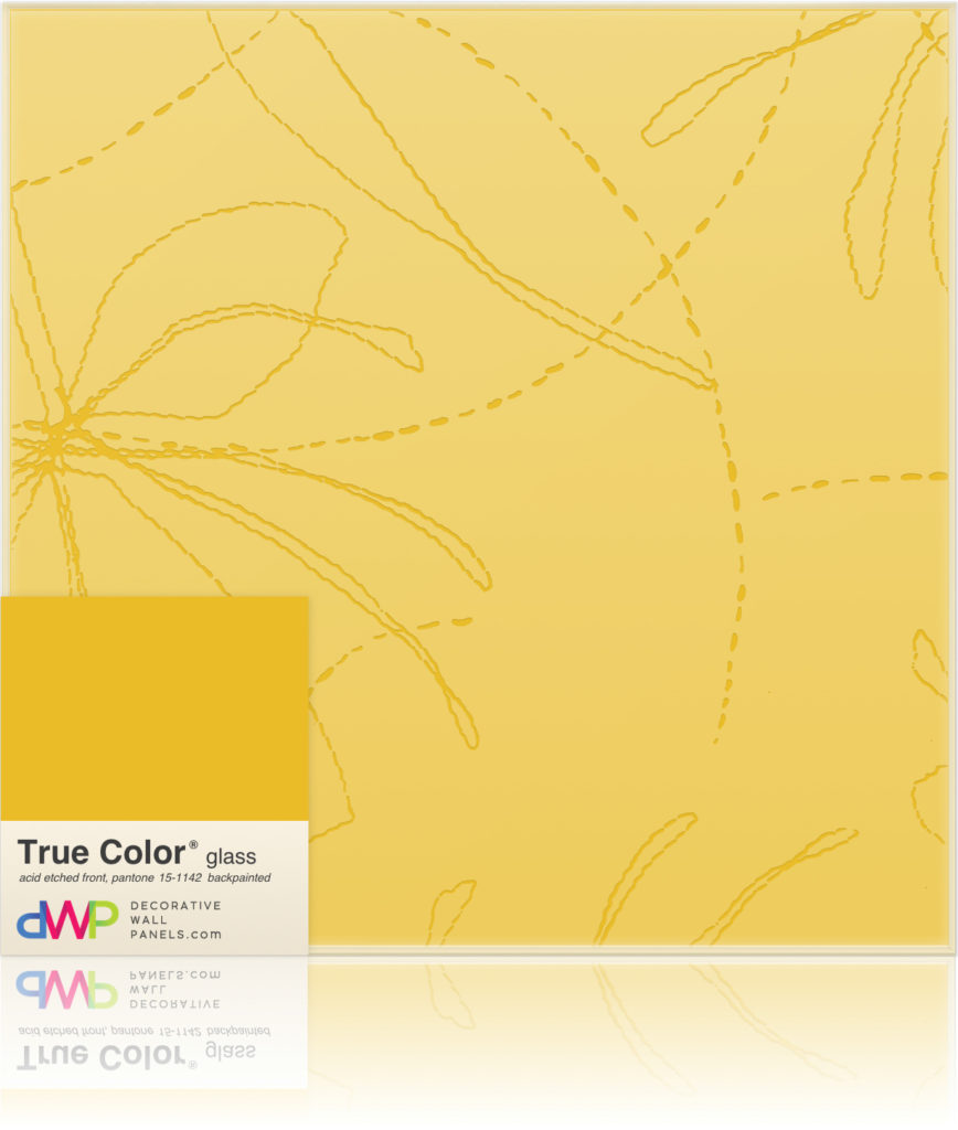 Glass Wall Panels - Etched & Backpainted - Dragonflies-Backpainted