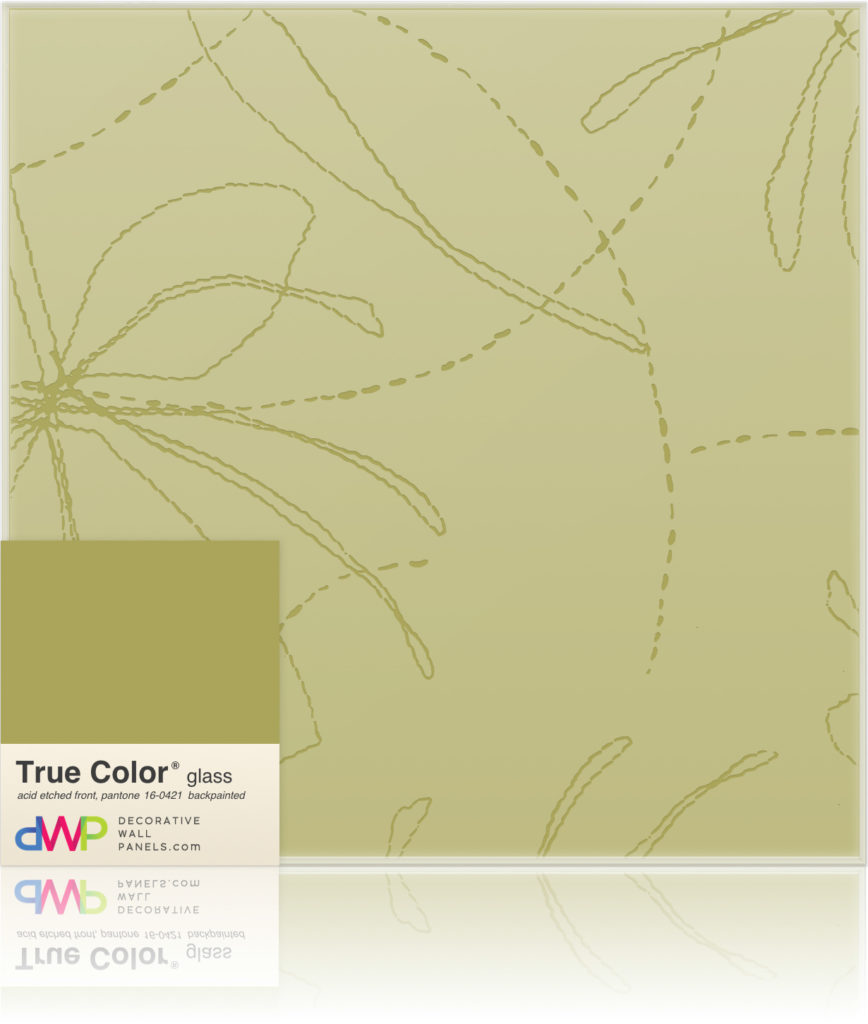 Glass Wall Panels - Etched & Backpainted - Dragonflies-Backpainted