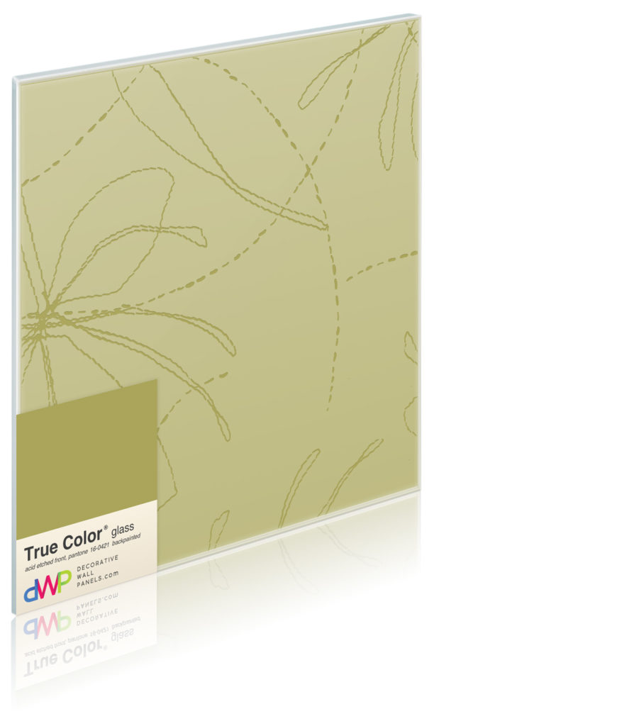 Glass Wall Panels - Etched & Backpainted - Dragonflies-Backpainted