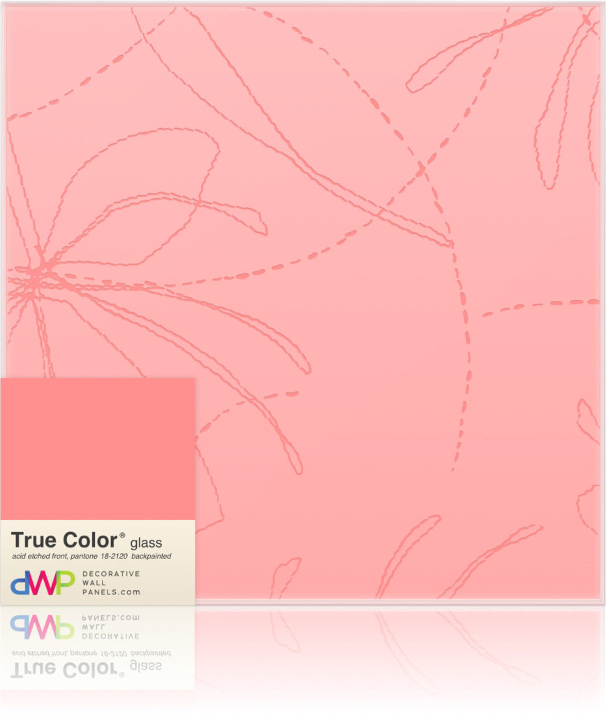Glass Wall Panels - Etched & Backpainted - Dragonflies-Backpainted