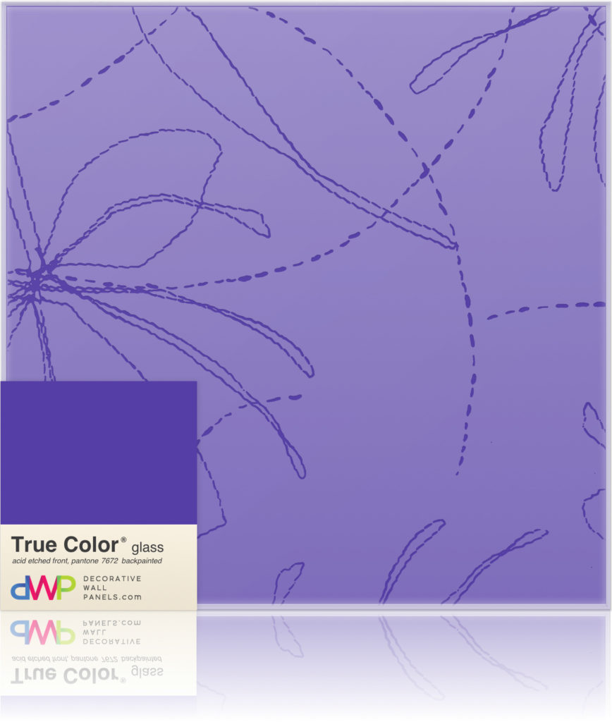 Glass Wall Panels - Etched & Backpainted - Dragonflies-Backpainted