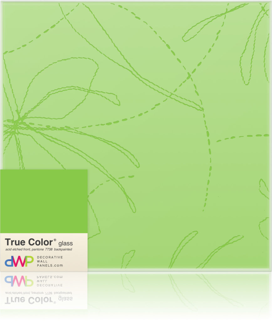Glass Wall Panels - Etched & Backpainted - Dragonflies-Backpainted