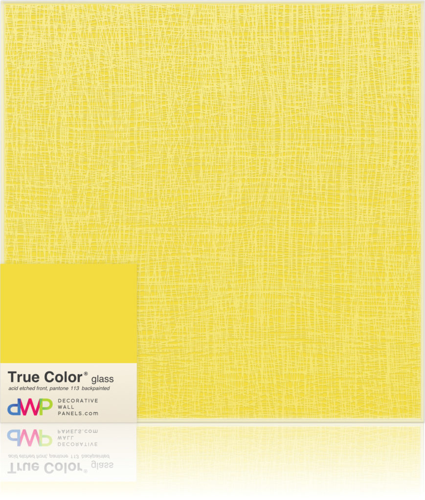  Glass Wall Panels - Etched & Backpainted - Fish-Net-Backpainted