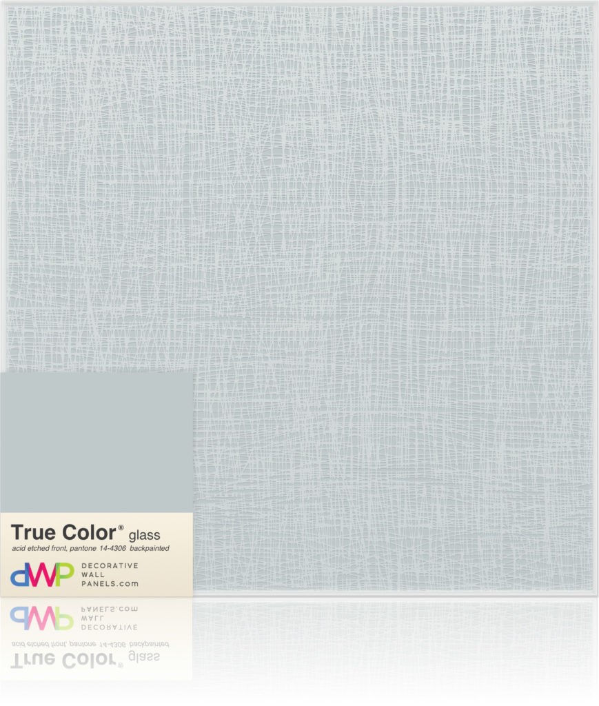  Glass Wall Panels - Etched & Backpainted - Fish-Net-Backpainted