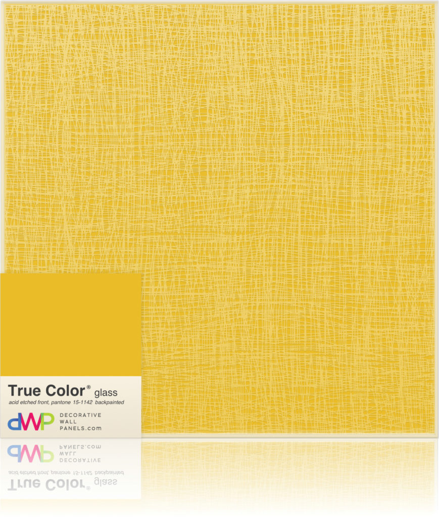  Glass Wall Panels - Etched & Backpainted - Fish-Net-Backpainted