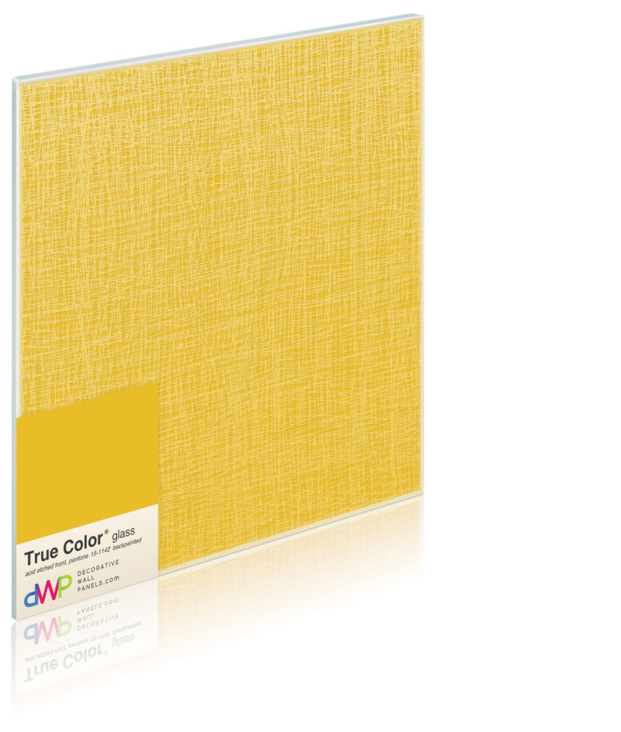  Glass Wall Panels - Etched & Backpainted - Fish-Net-Backpainted