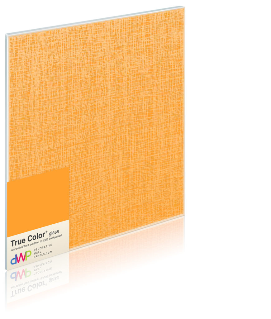  Glass Wall Panels - Etched & Backpainted - Fish-Net-Backpainted