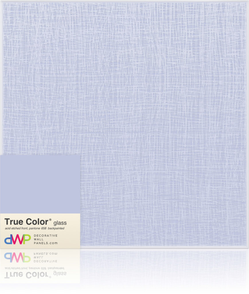  Glass Wall Panels - Etched & Backpainted - Fish-Net-Backpainted