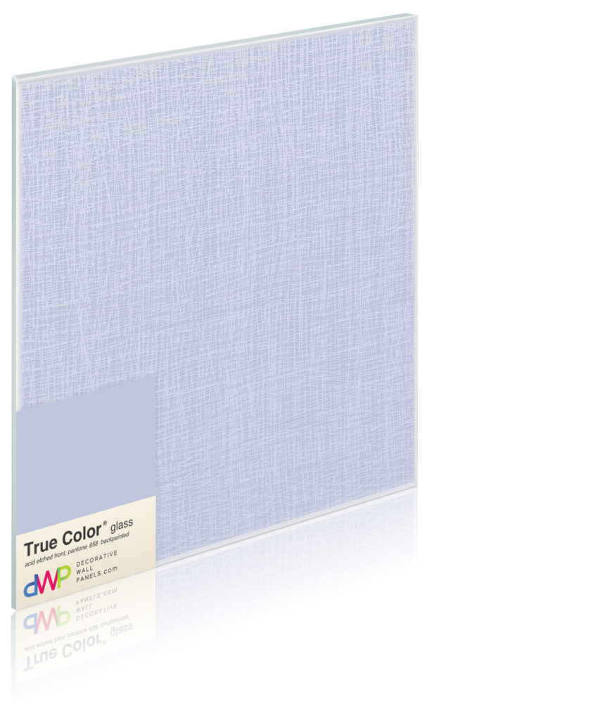  Glass Wall Panels - Etched & Backpainted - Fish-Net-Backpainted