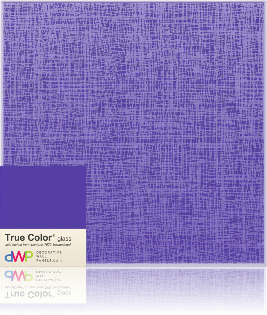  Glass Wall Panels - Etched & Backpainted - Fish-Net-Backpainted