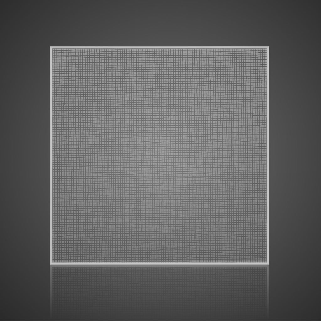  Glass Wall Panels - Etched - Gauze