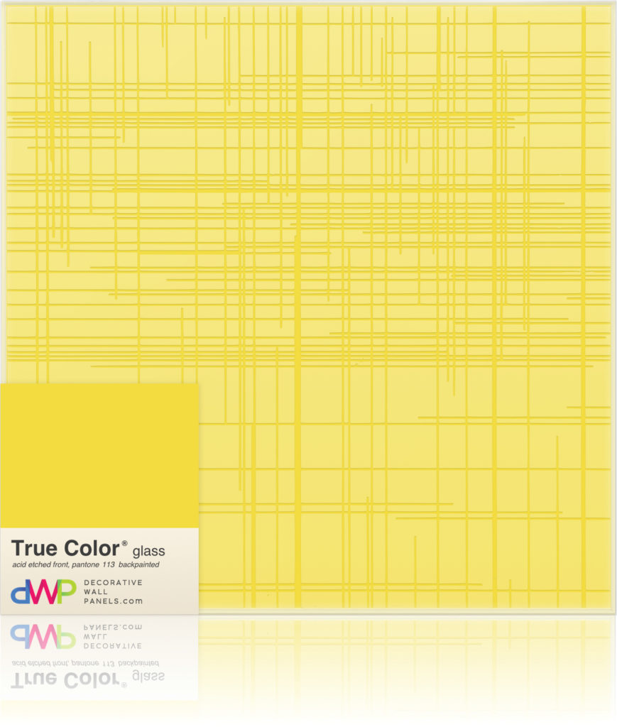 Glass Wall Panels - Etched & Backpainted - Graph-Backpainted
