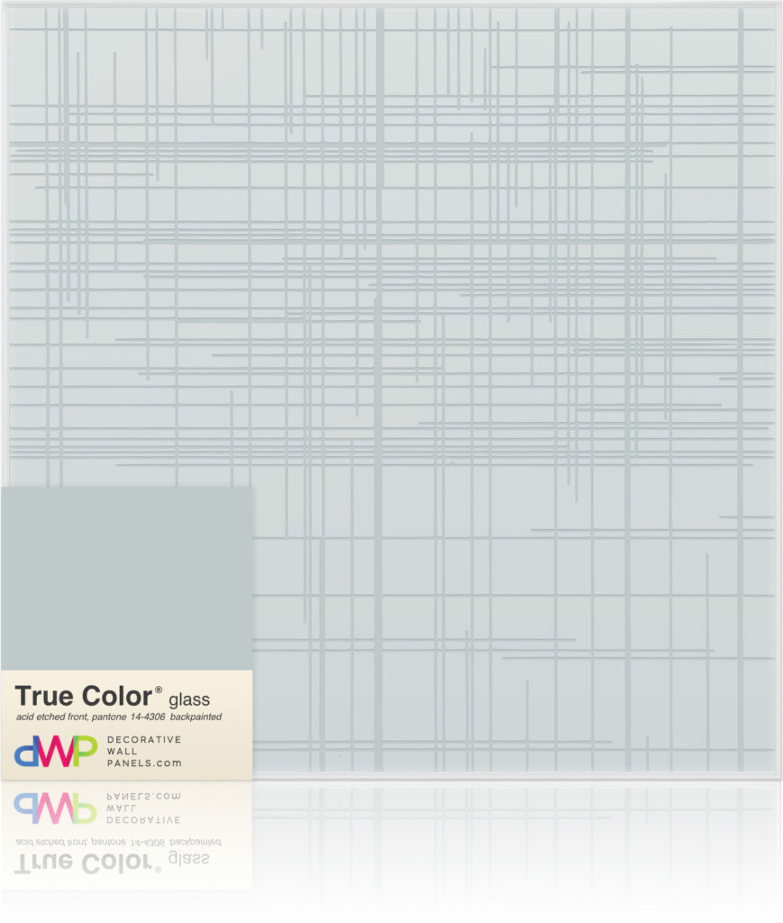 Glass Wall Panels - Etched & Backpainted - Graph-Backpainted