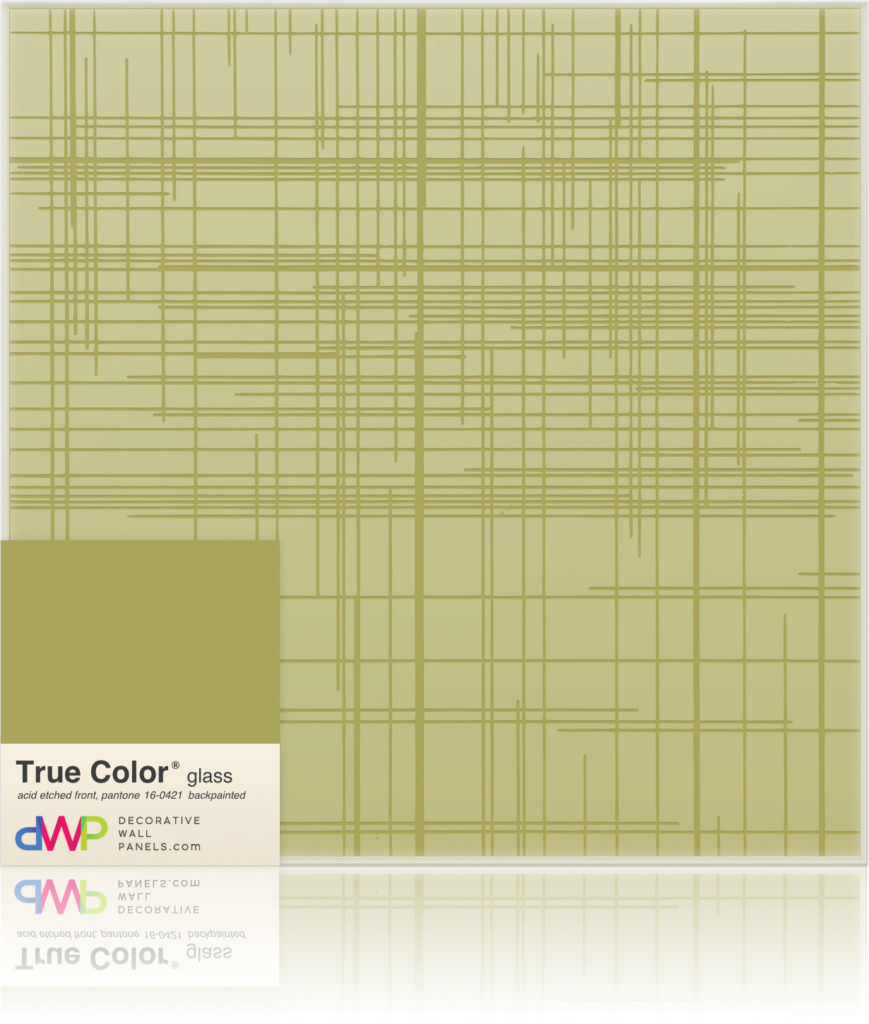 Glass Wall Panels - Etched & Backpainted - Graph-Backpainted
