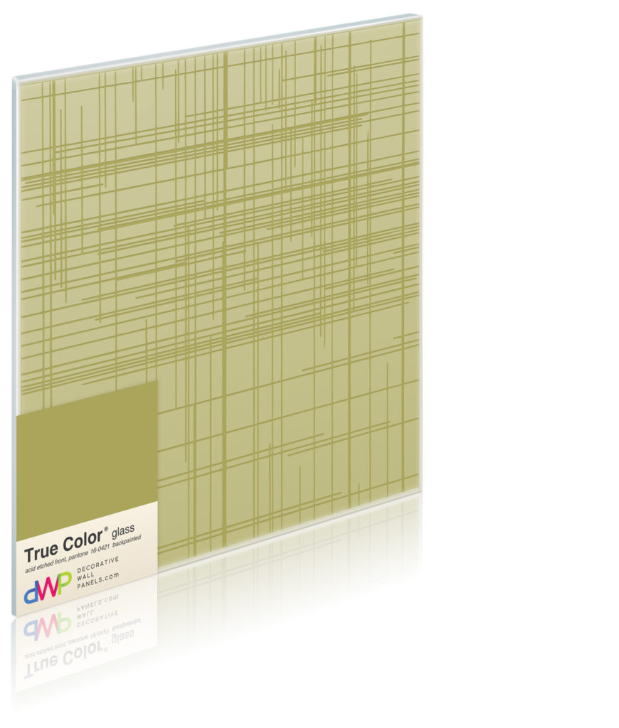 Glass Wall Panels - Etched & Backpainted - Graph-Backpainted