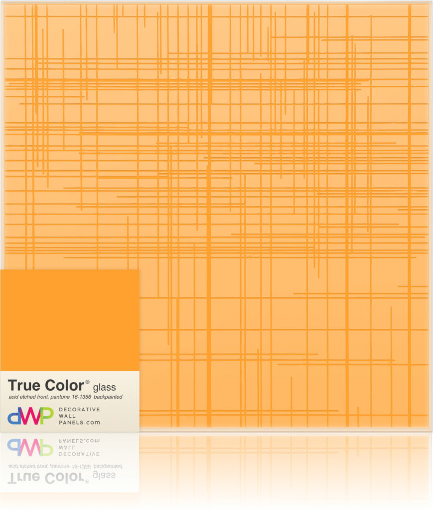 Glass Wall Panels - Etched & Backpainted - Graph-Backpainted