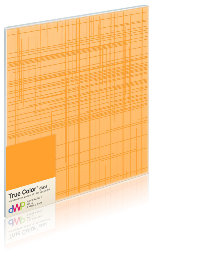 Glass Wall Panels - Etched & Backpainted - Graph-Backpainted