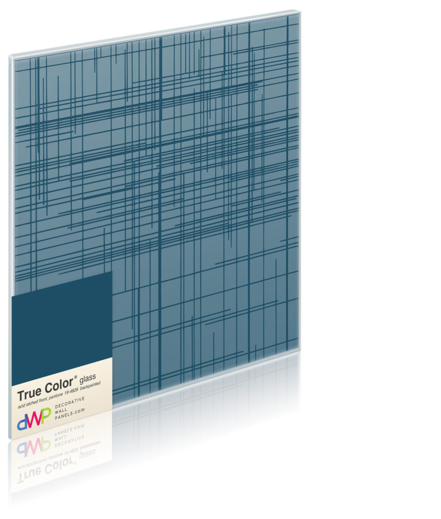 Glass Wall Panels - Etched & Backpainted - Graph-Backpainted