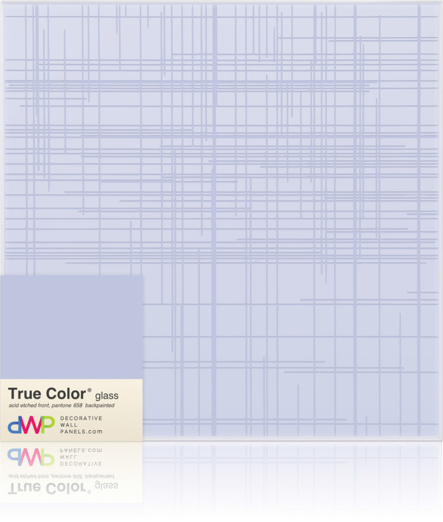 Glass Wall Panels - Etched & Backpainted - Graph-Backpainted
