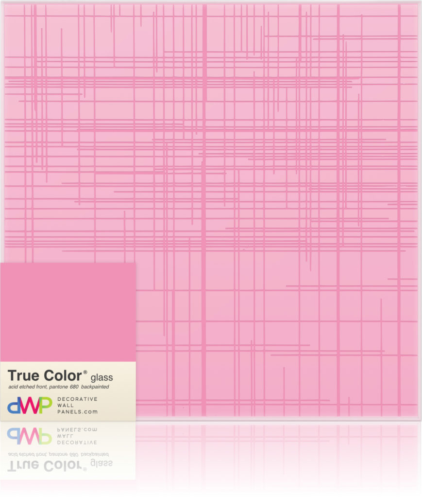 Glass Wall Panels - Etched & Backpainted - Graph-Backpainted