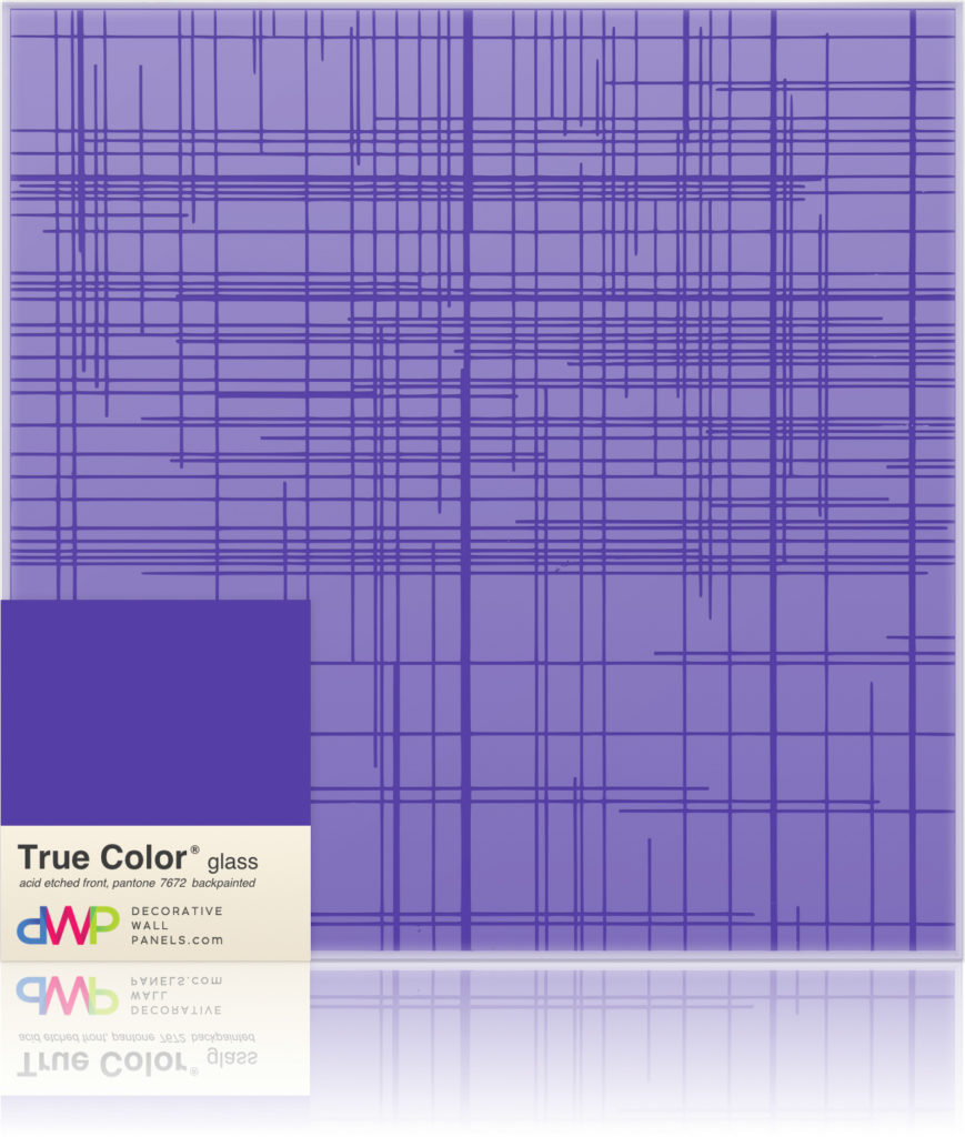 Glass Wall Panels - Etched & Backpainted - Graph-Backpainted