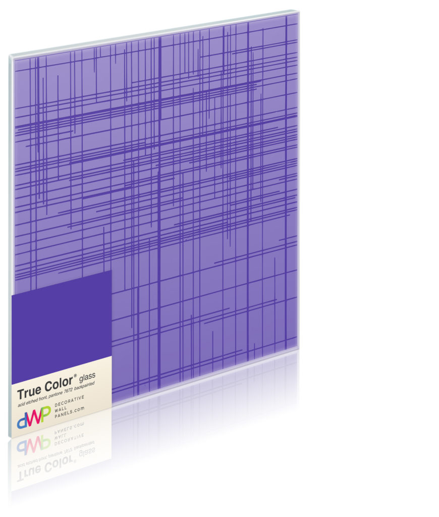 Glass Wall Panels - Etched & Backpainted - Graph-Backpainted