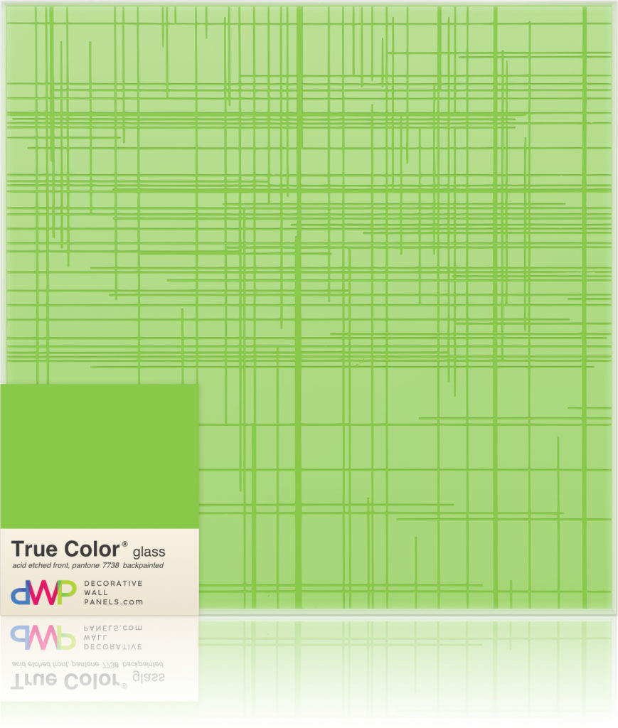 Glass Wall Panels - Etched & Backpainted - Graph-Backpainted
