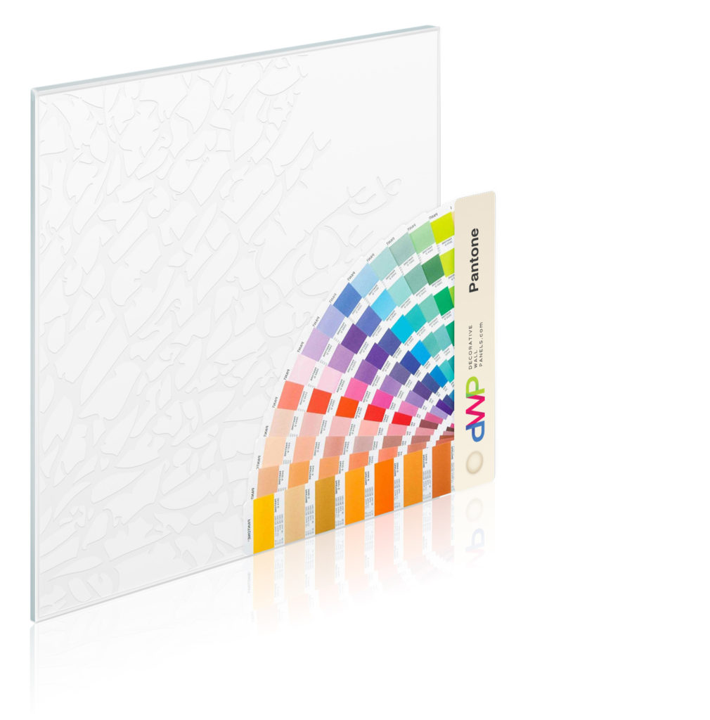 Glass Wall Panels - Etched - Kelp