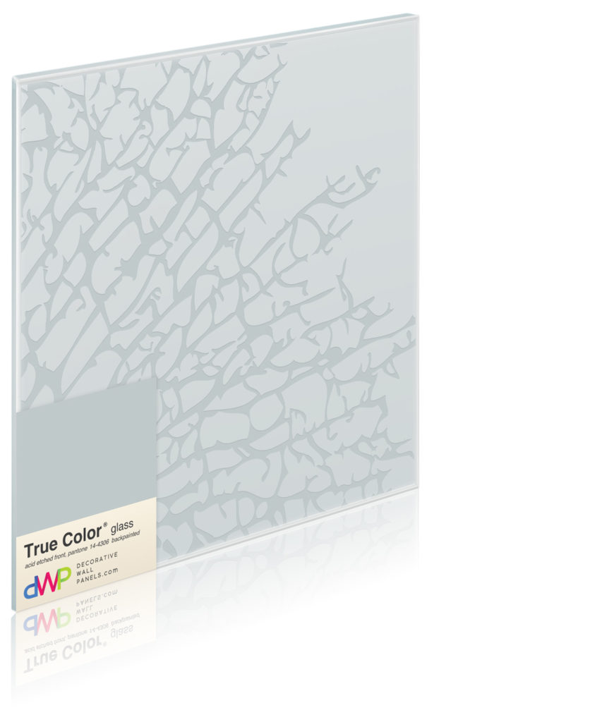  Glass Wall Panels - Etched & Backpainted - Kelp-Backpainted