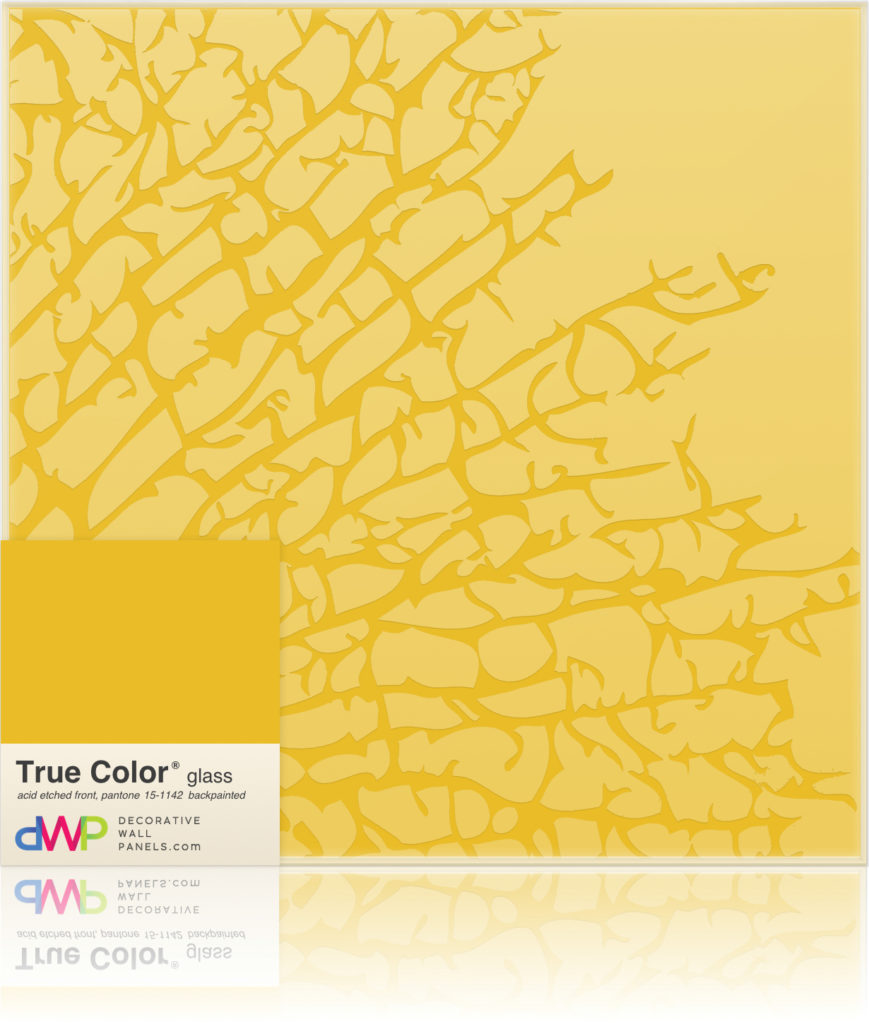  Glass Wall Panels - Etched & Backpainted - Kelp-Backpainted