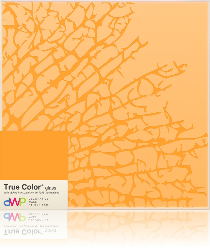  Glass Wall Panels - Etched & Backpainted - Kelp-Backpainted