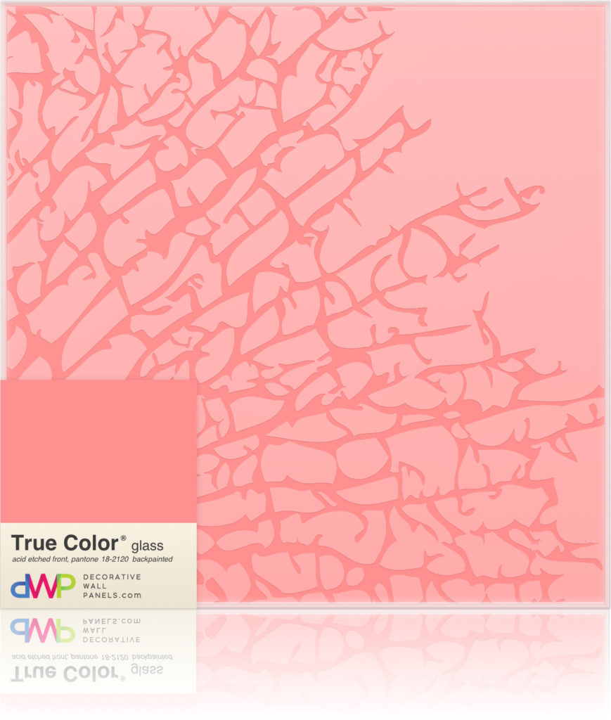  Glass Wall Panels - Etched & Backpainted - Kelp-Backpainted