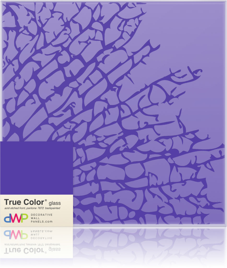  Glass Wall Panels - Etched & Backpainted - Kelp-Backpainted