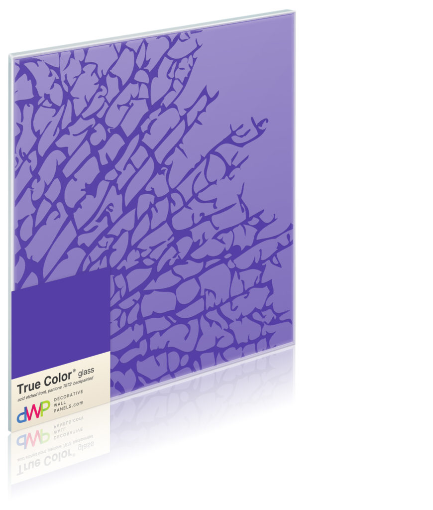  Glass Wall Panels - Etched & Backpainted - Kelp-Backpainted